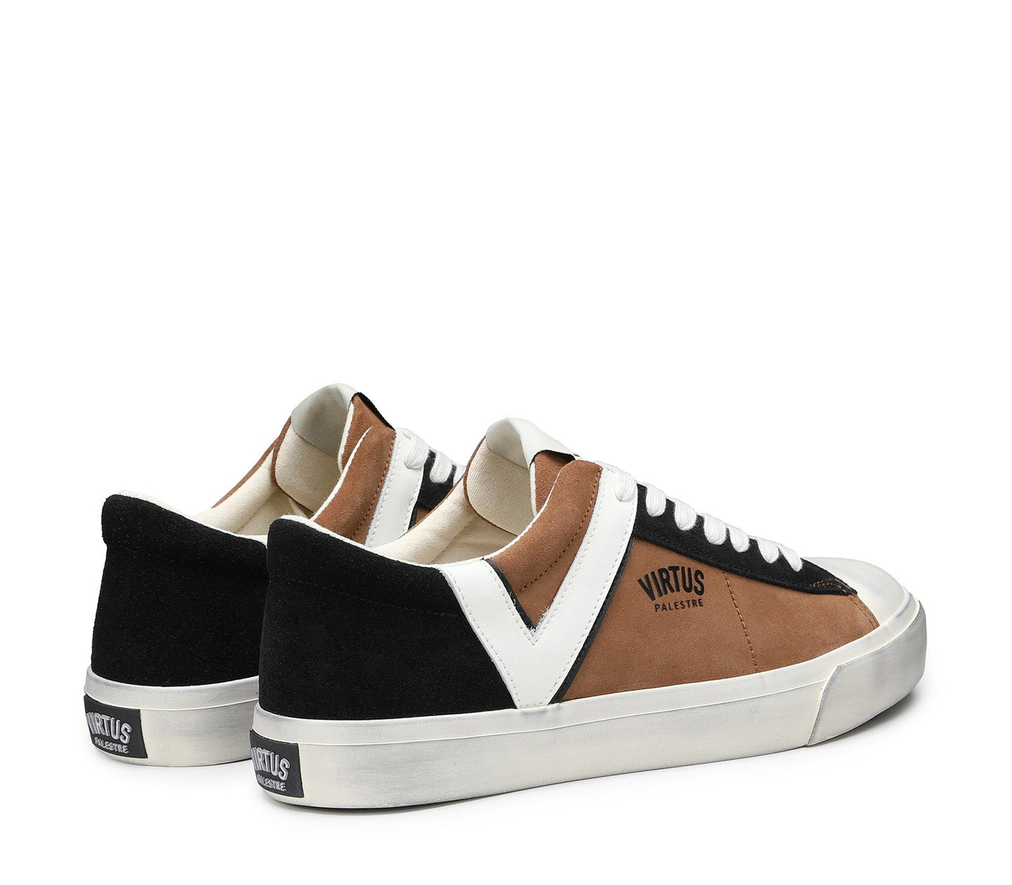 Rubby Low Suede Camel/Black
