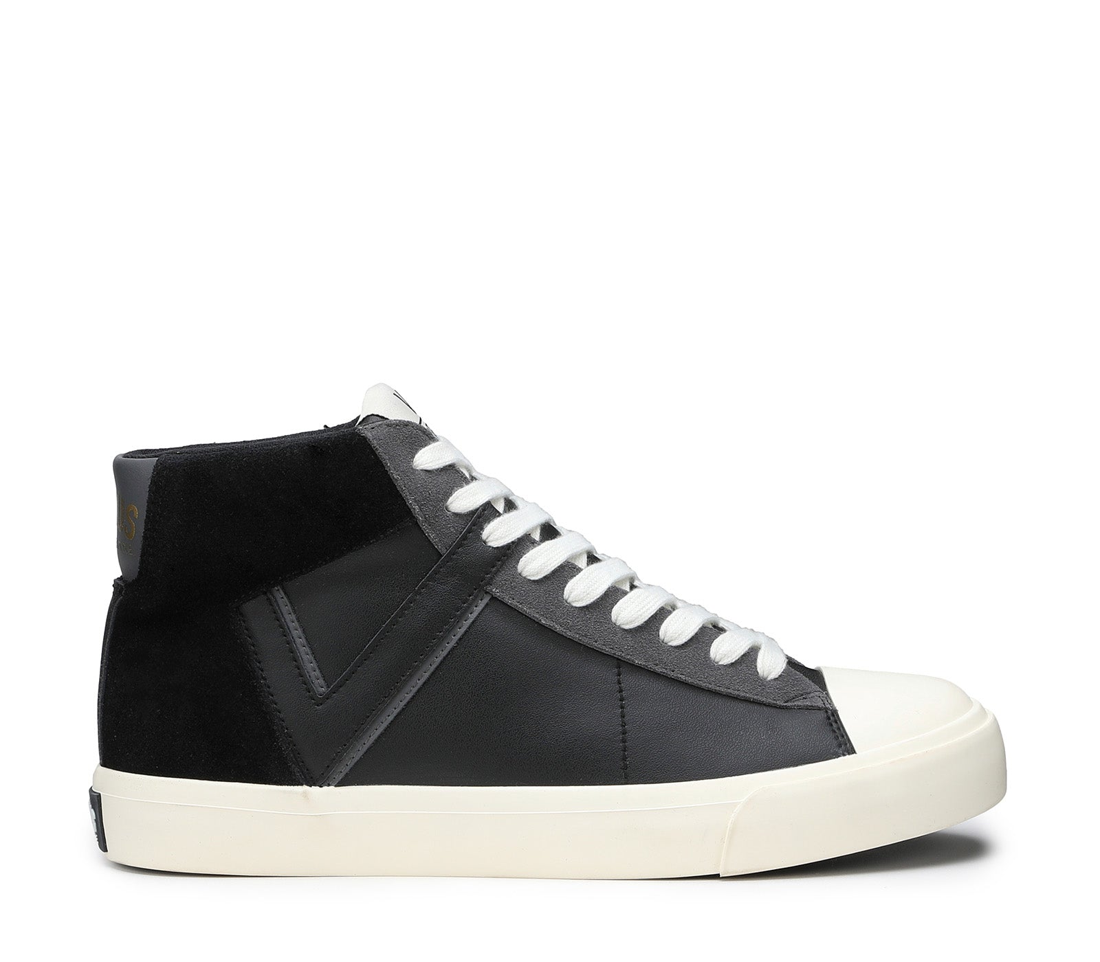 VIRTUS PALESTRE Rubby Mid Leather/suede black